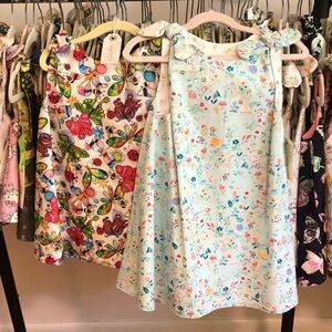 2 girls reversible dresses.